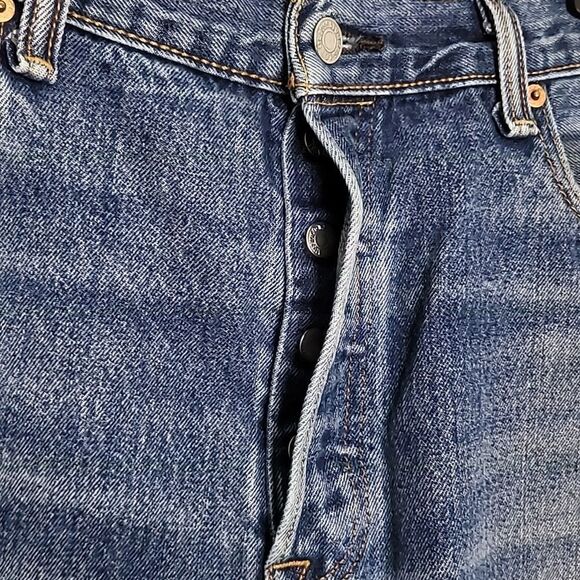 Levi's 501 Button Fly Straight Leg Jeans Size 36 x 30 - Picture 9 of 9